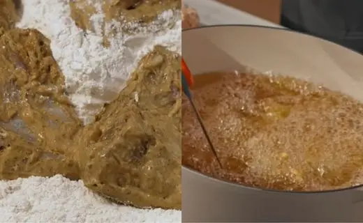 Create the Seasoned Flour Mixture & Heat Your Frying Oil