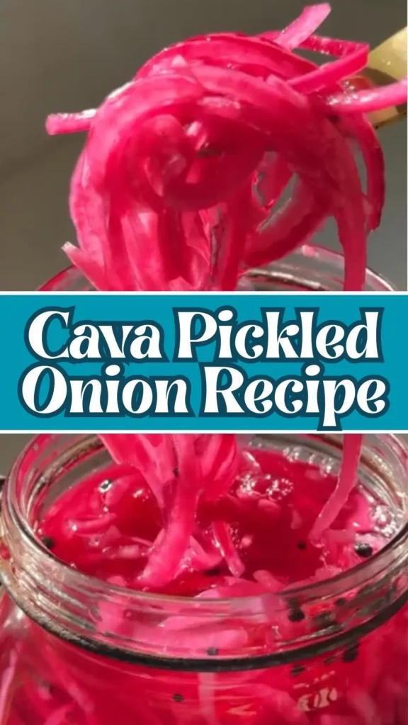 How to make Cava Pickled Onion Recipe