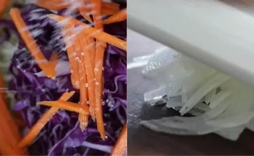 Prepare the Carrots and Onions