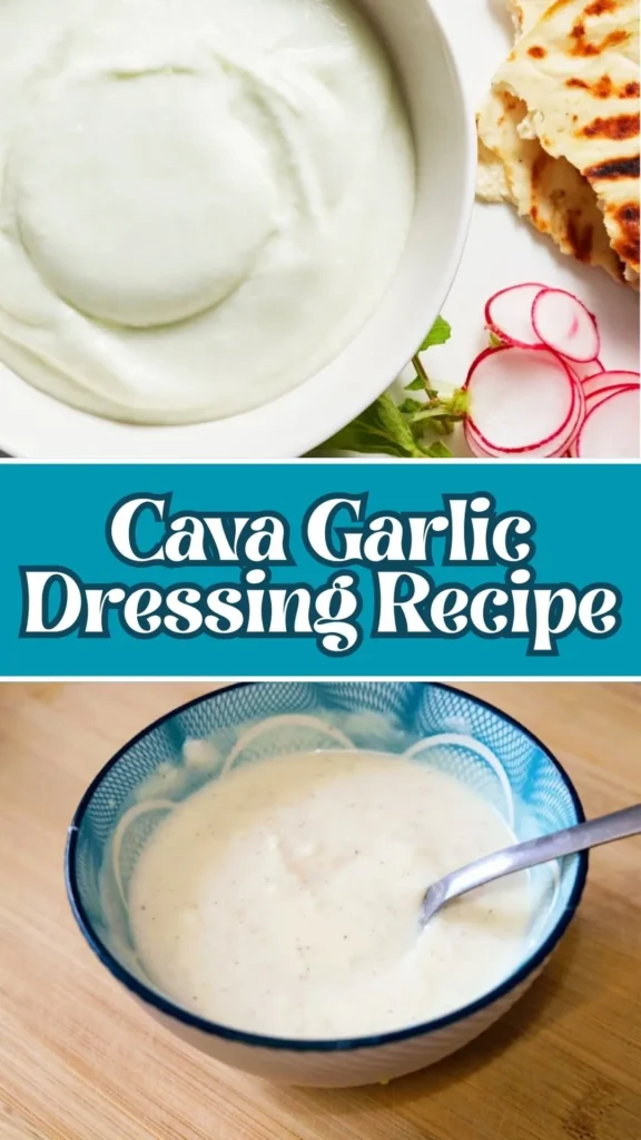 Recipe for Cava Garlic Dressing