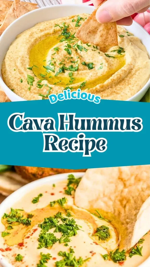 Recipe for Copycat Cava Hummus