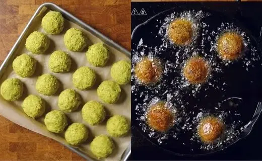 Shape the Falafel & Cook Your Falafel