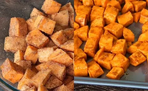 Start Roasting Sweet Potato