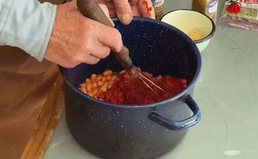Add Beans and Tomato Paste