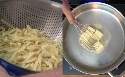 Cook the Pasta & Start the Sauce Base