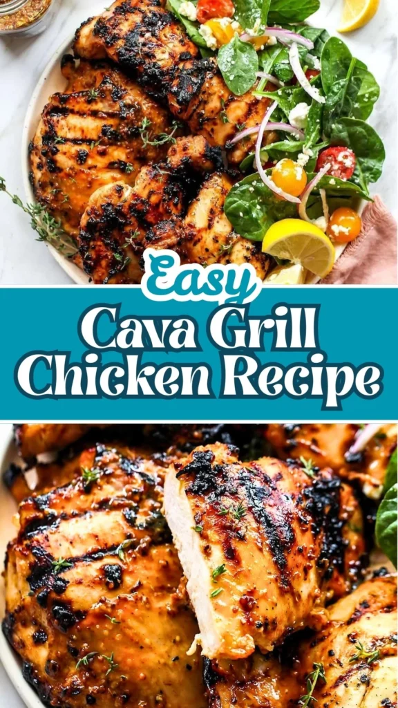 Copycat Cava Grill Chicken Recipe