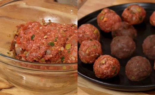 Form the Meatballs & Cook the Meatballs