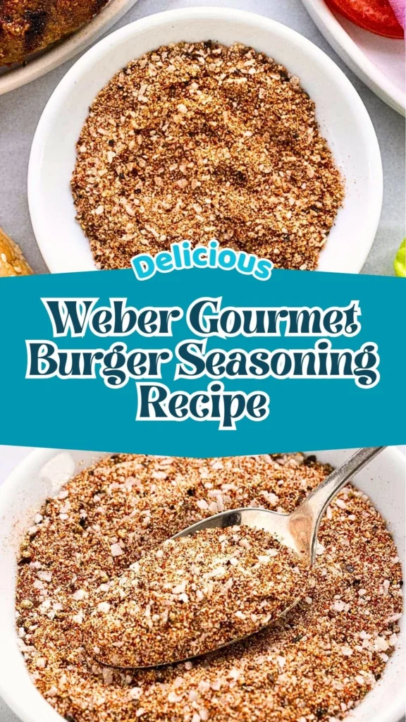 Homemade Weber Gourmet Burger Seasoning