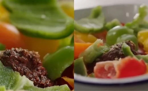 Prepare and Add Bell Peppers