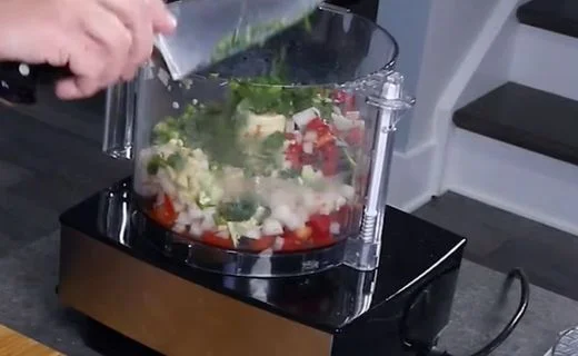 Combine Everything in the Food Processor