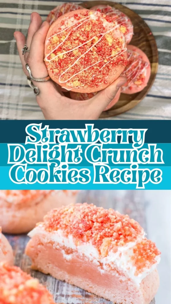 Copycat Strawberry Delight Crunch Cookies Recipe