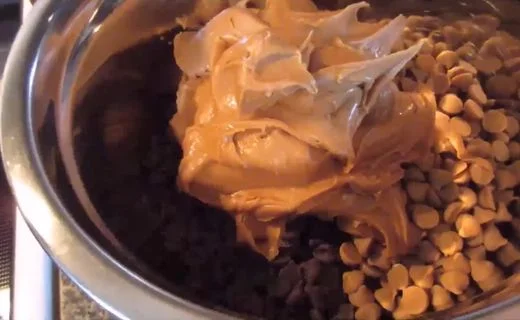 Create the Chocolate-Peanut Butter Base