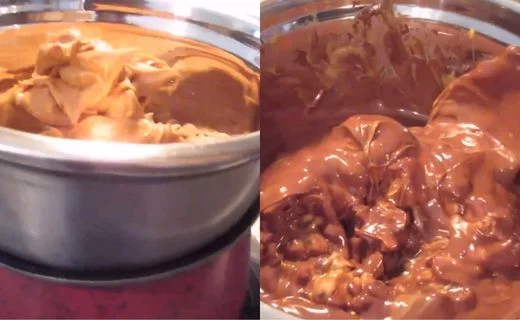 Form the Bottom Layer & Prepare the Top Layer Mixture