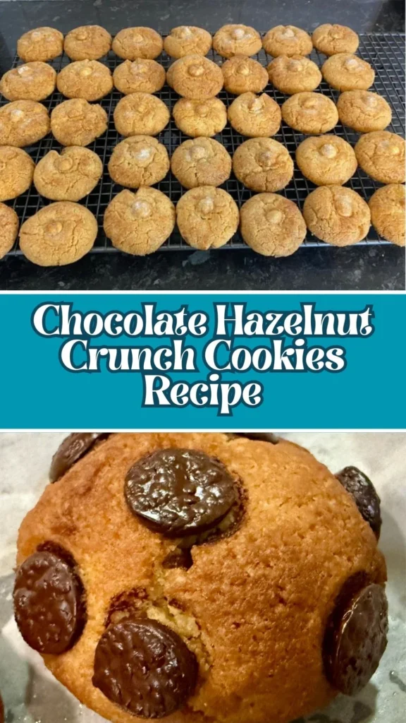 How to make Chocolate Hazelnut Crunch Cookies