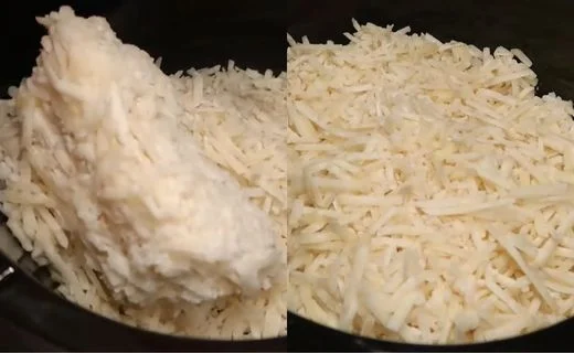 Layer the Base in the Crockpot
