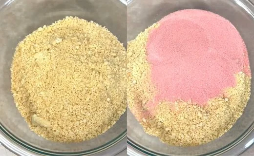 Make the Strawberry Crunch Topping