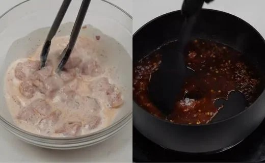 Prepare the Dry Batter & Sauce Aromatics