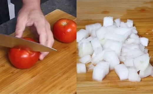 Prepare the Fresh Vegetables