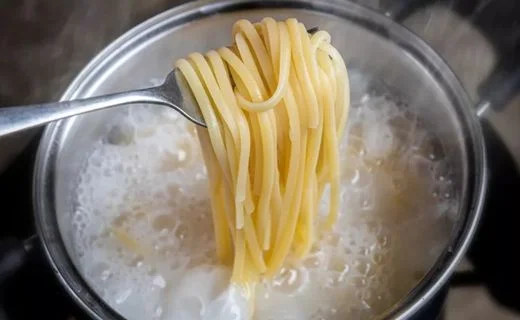 Boil the linguine