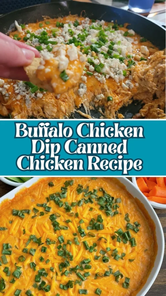 Copycat Buffalo Chicken Dip Canned Chicken Recipe
