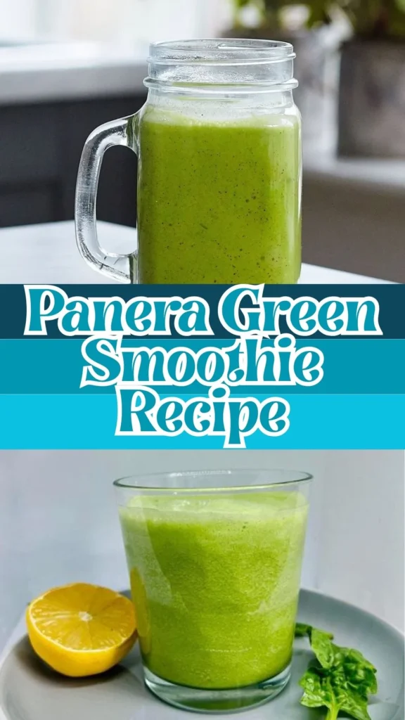 Copycat Panera Green Smoothie Recipe