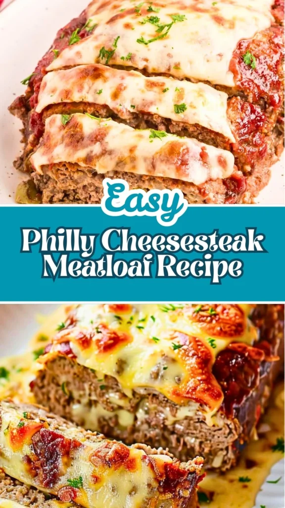 Delicious Philly Cheesesteak Meatloaf