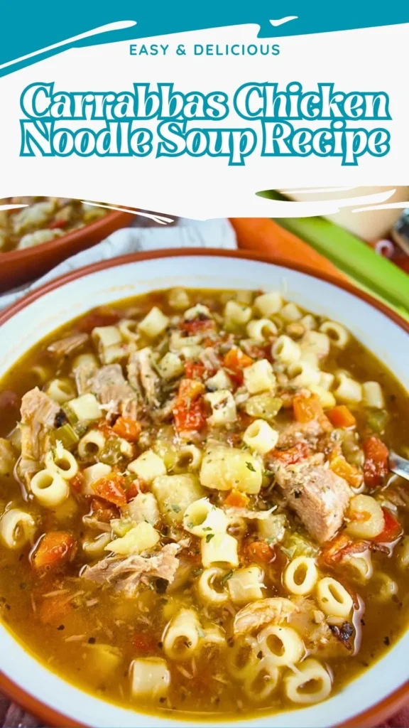 How to make Carrabbas Chicken Noodle Soup