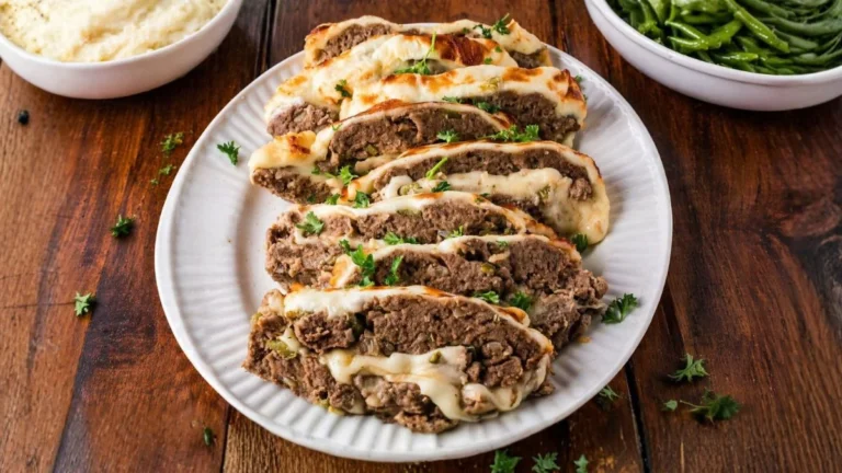 Philly Cheesesteak Meatloaf Recipe
