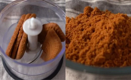 Prepare Your Biscoff Cookie Crust