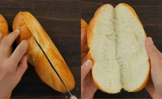 Prepare the Hoagie Rolls