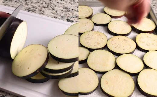 Slice and Salt the Eggplant