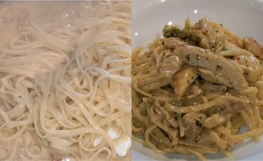 Toss the pasta & serve