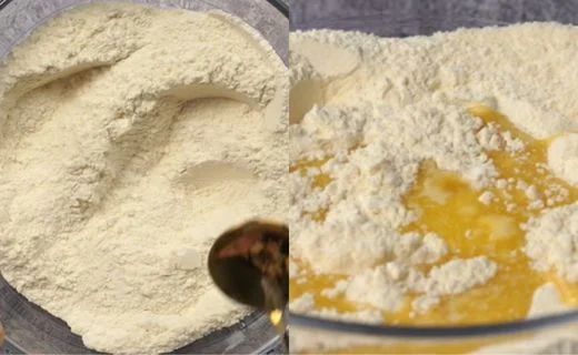 Add the Melted Butter