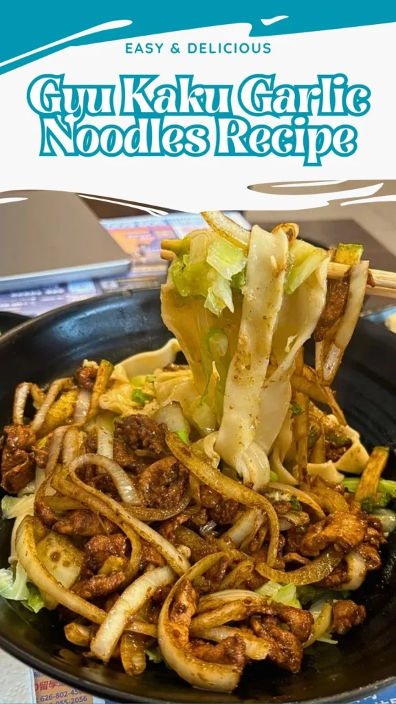 Copycat Gyu Kaku Garlic Noodles Recipe