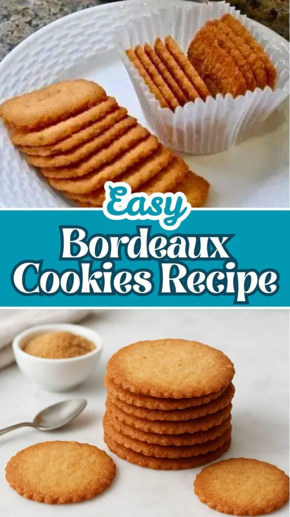 Homemade Bordeaux Cookies
