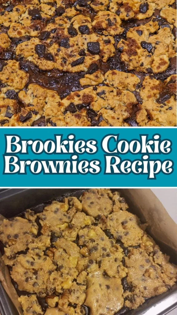 Homemade Brookies Cookie Brownies