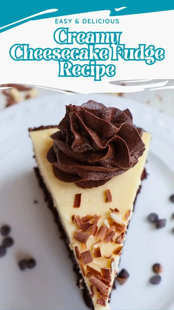 Homemade Creamy Cheesecake Fudge