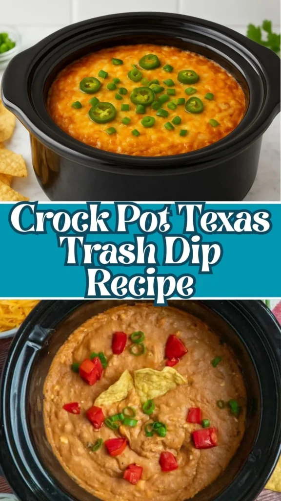 Homemade Crock Pot Texas Trash Dip