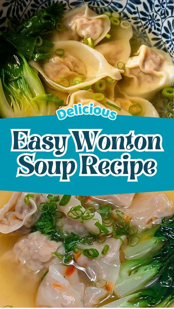 How to make Easy Wonton Soup