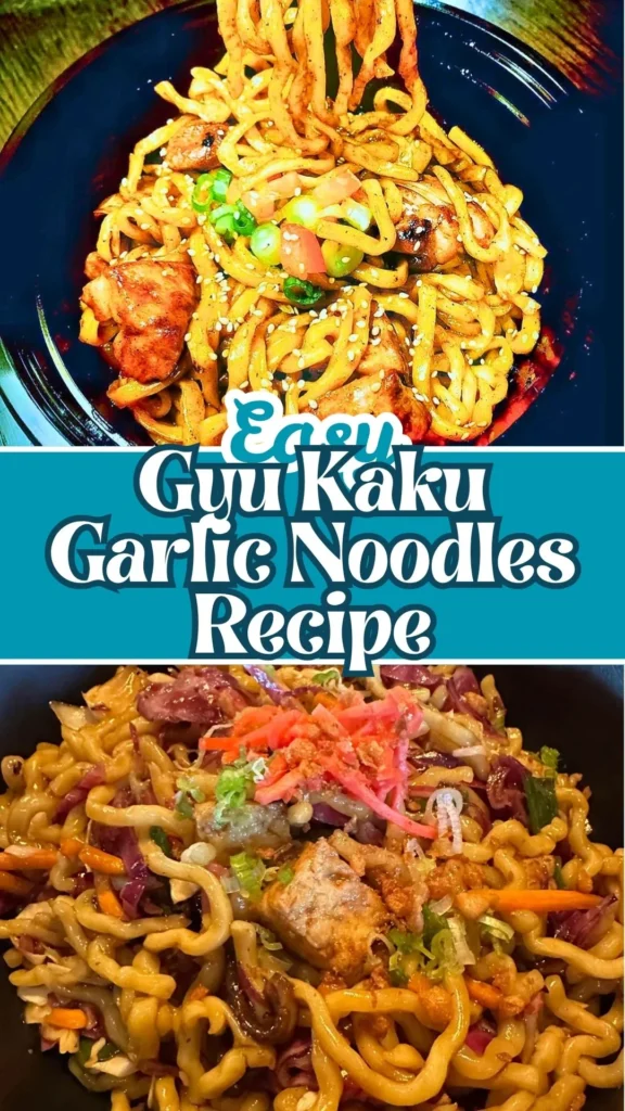 How to make Gyu Kaku Garlic Noodles