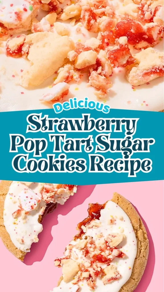 How to make Strawberry Pop Tart Sugar Cookies