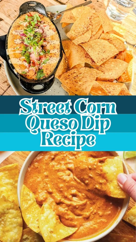 How to make Street Corn Queso Dip