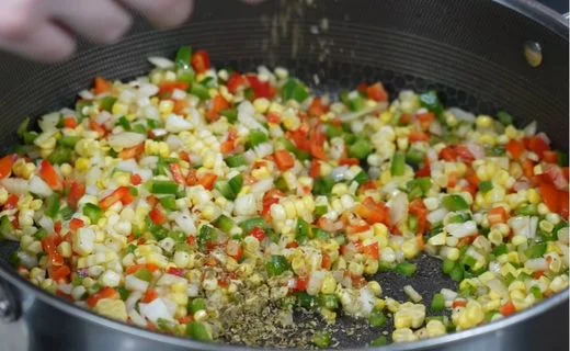 Sauté the Vegetables and Bloom the Spices